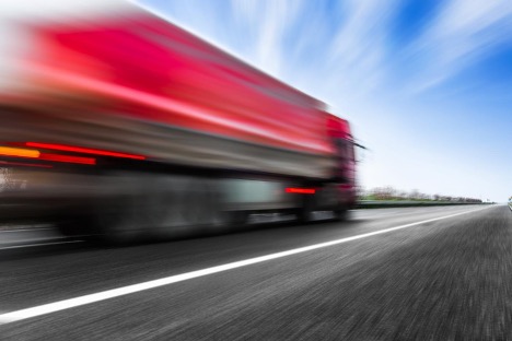 truck speeding