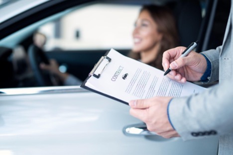 contract for car insurance